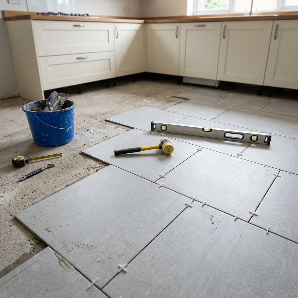 Tiling project in Taunton